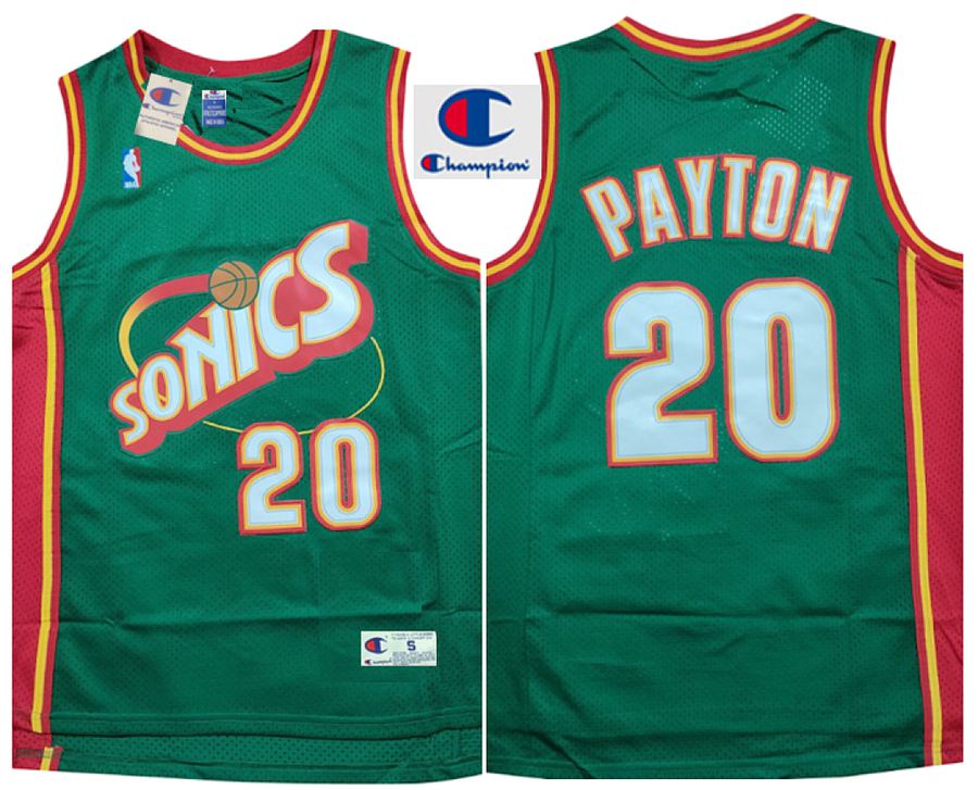 SuperSonics #20 Green Jersey