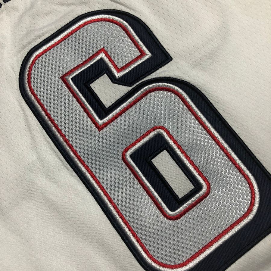 Team USA #6 LeBron James White Jersey XS-XXL