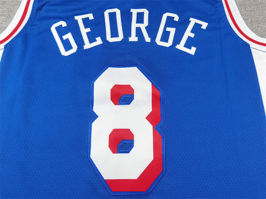 76ers #8 Blue Jersey