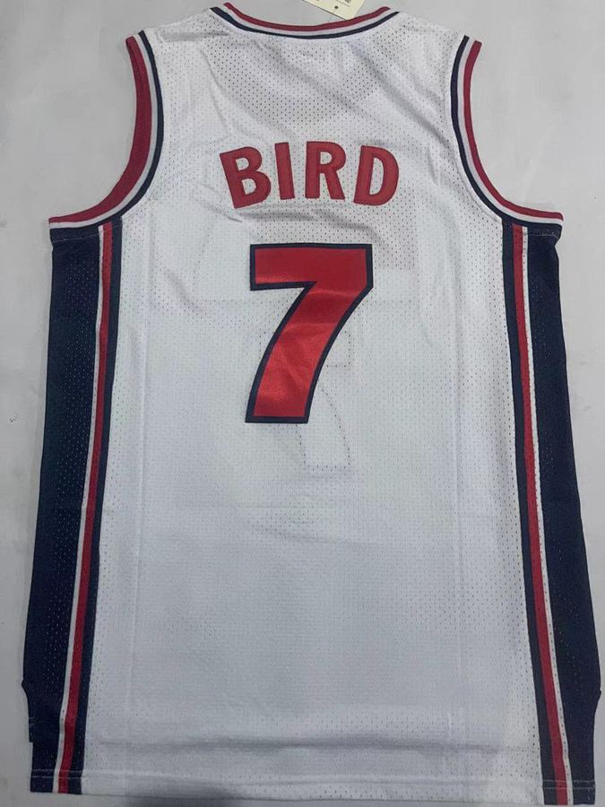Team USA #7 White Jersey
