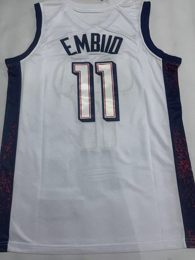 Team USA #11 White Nike Jersey