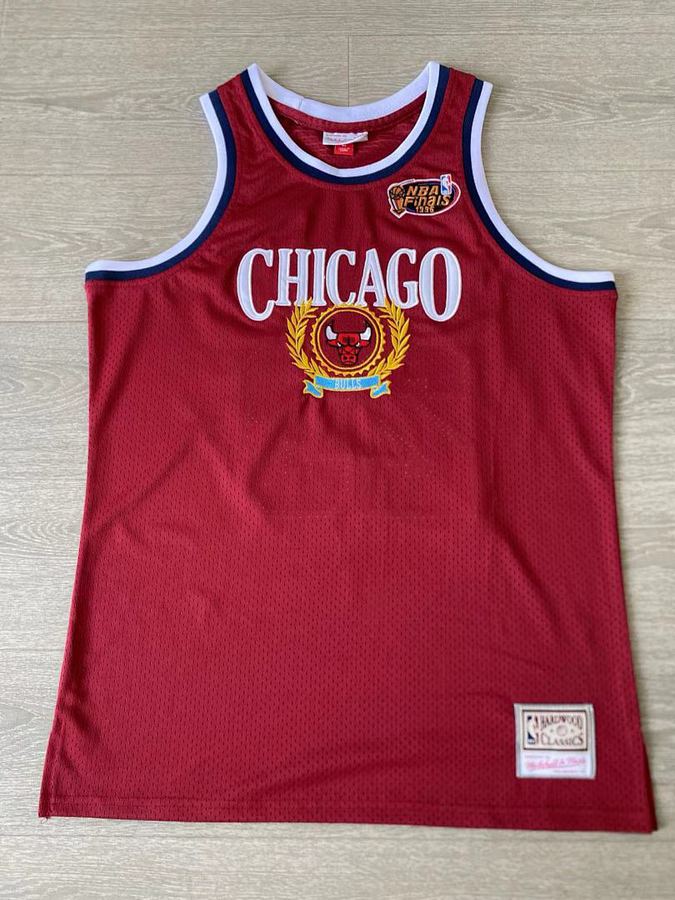 Bulls #23 Michael Jordan Red Jersey