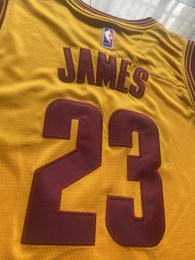 Cavaliers #23 LeBron James Yellow Jersey