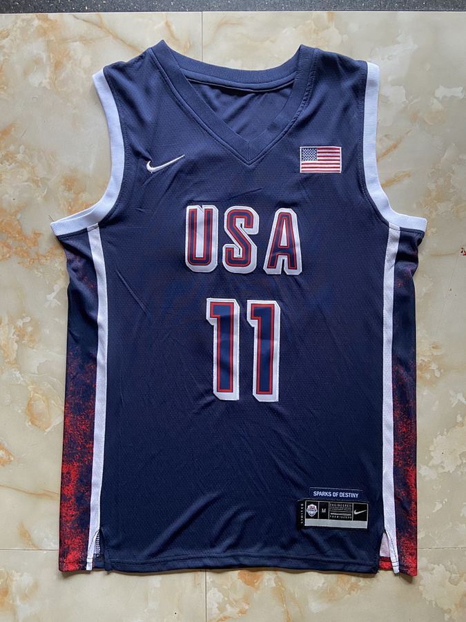 Team USA #11 Blue Jersey