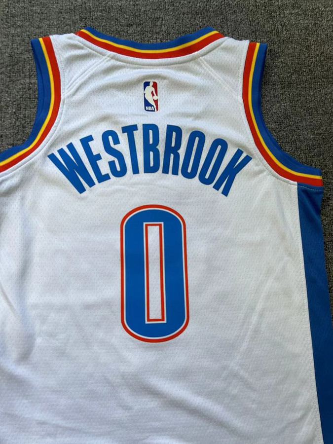 Thunder White Kids Jersey