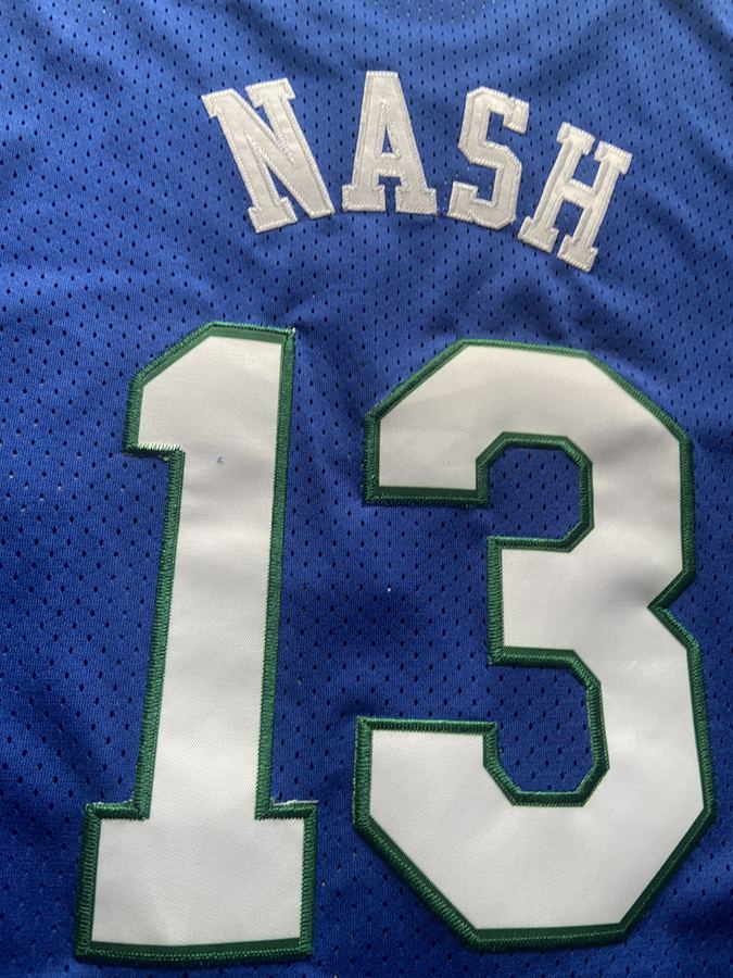 Mavericks #13 Steve Nash Blue Jersey