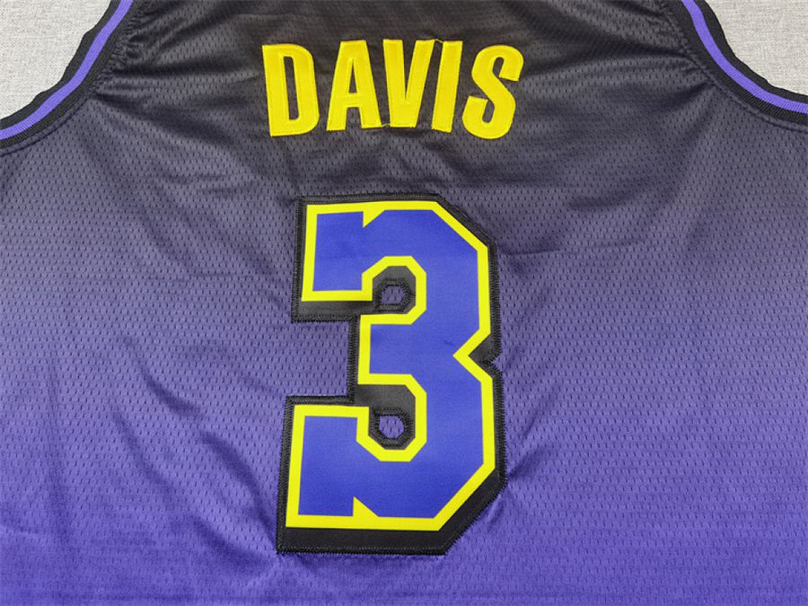 Lakers #3 Purple City Edition Jersey