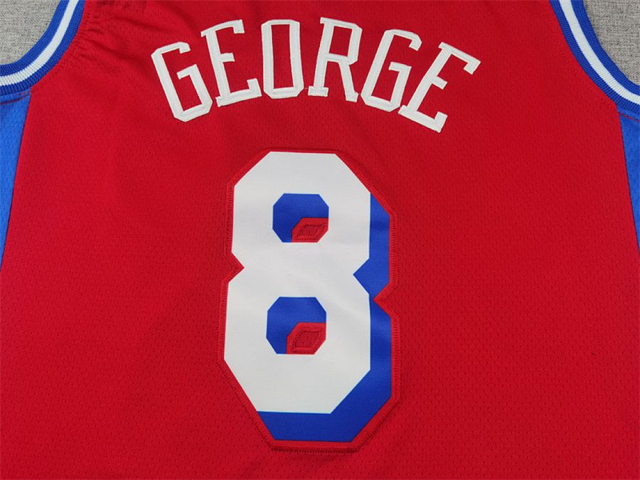76ers #8 Red Jersey