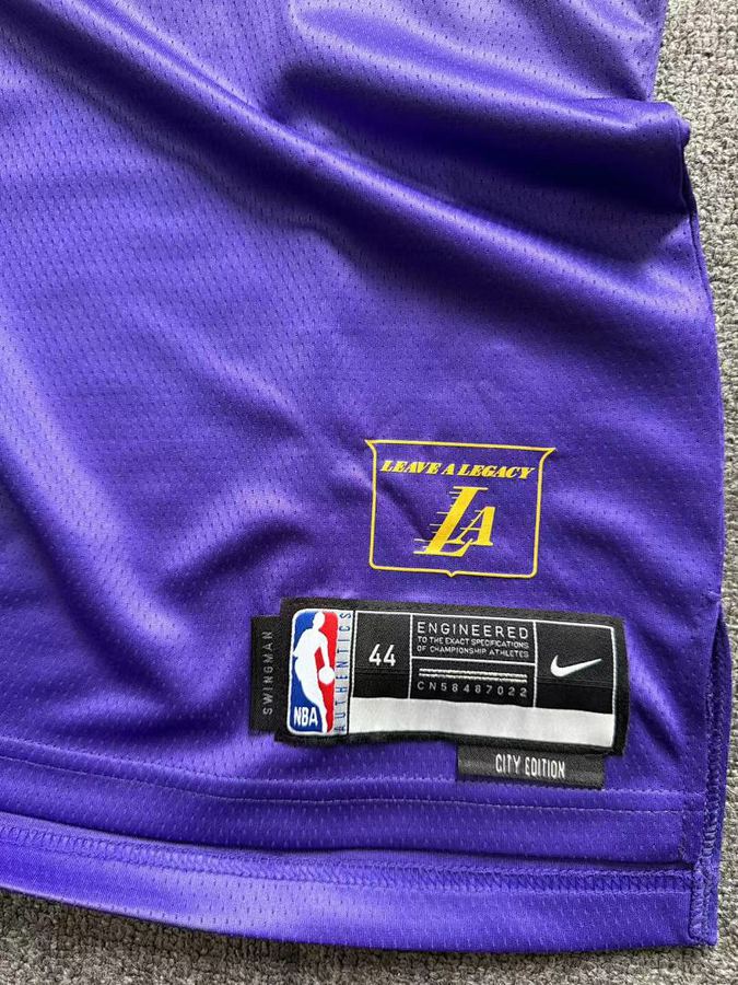 Lakers Purple City Edition Jersey