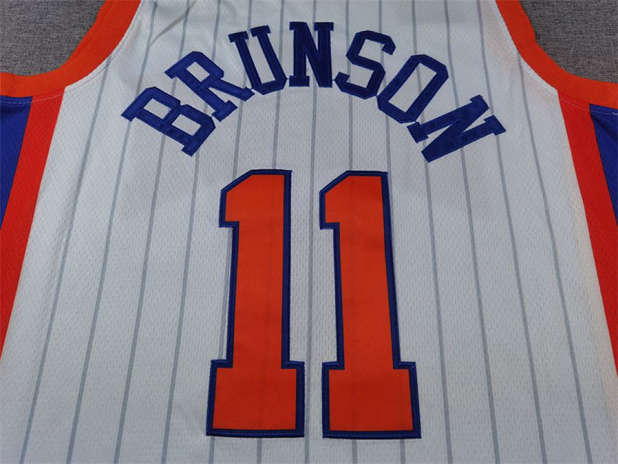 Knicks #11 White City Edition Jersey