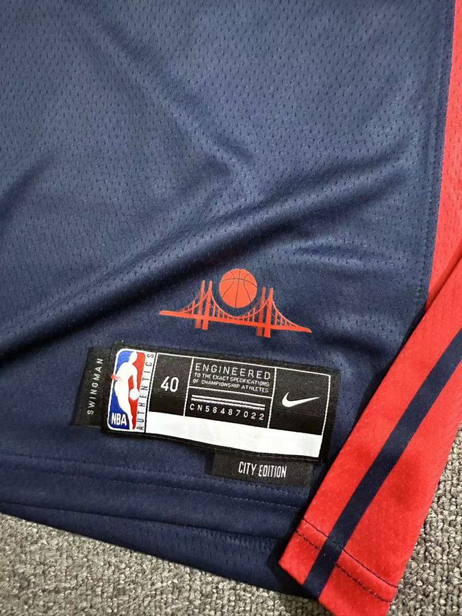 Warriors Navy Blue City Edition Jersey