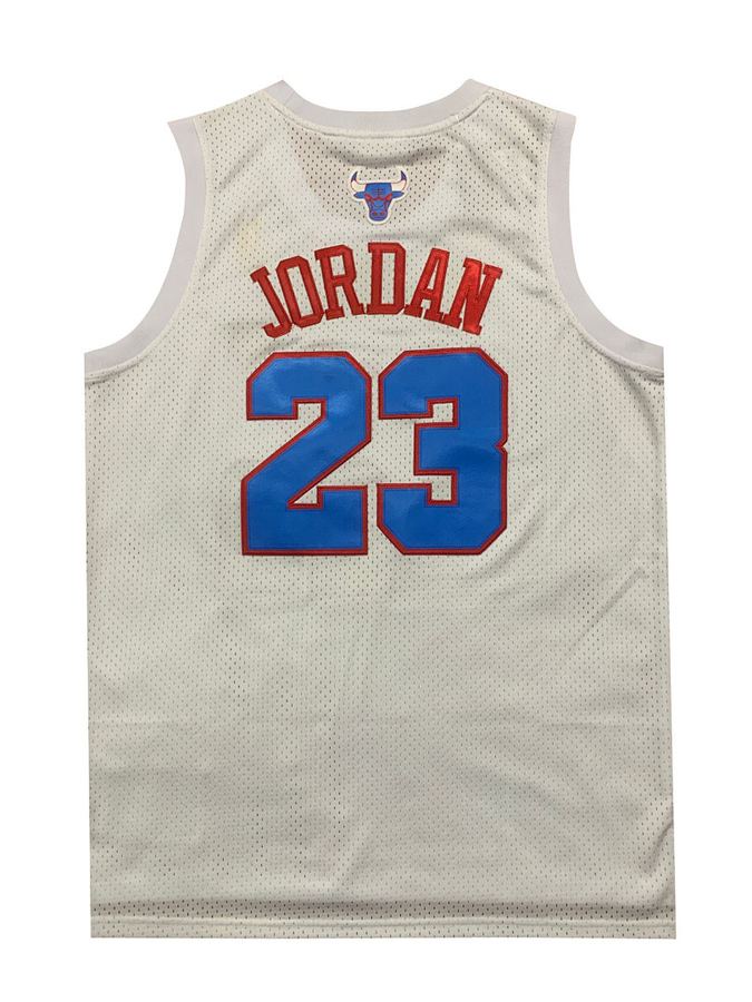 Bulls Michael Jordan White Jersey