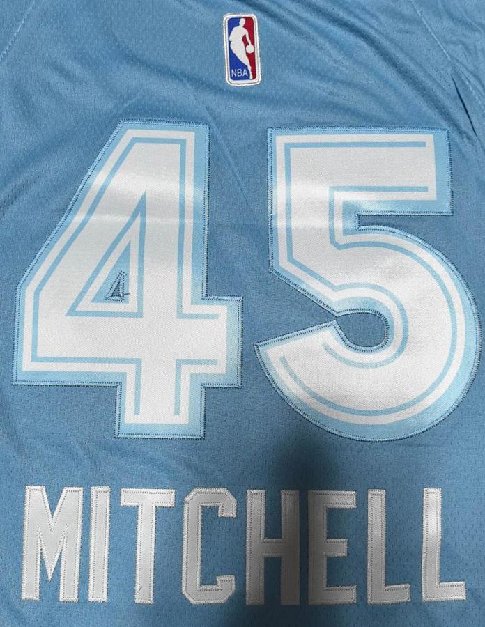 Cavaliers Donovan Mitchell Blue City Edition Jersey