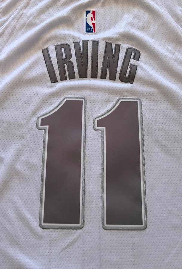 Mavericks Kyrie Irving White City Edition Jersey