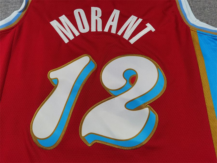 Grizzlies #12 Red City Edition Jersey