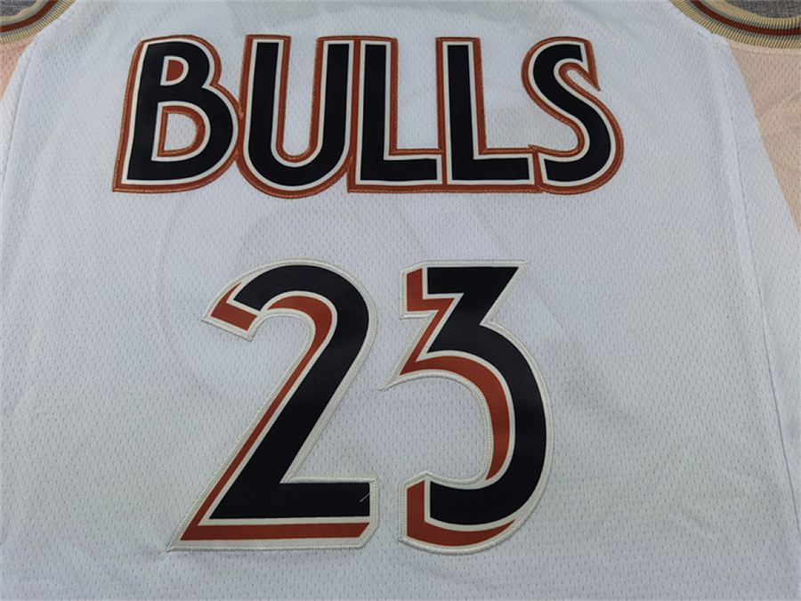 Bulls #23 White City Edition Jersey