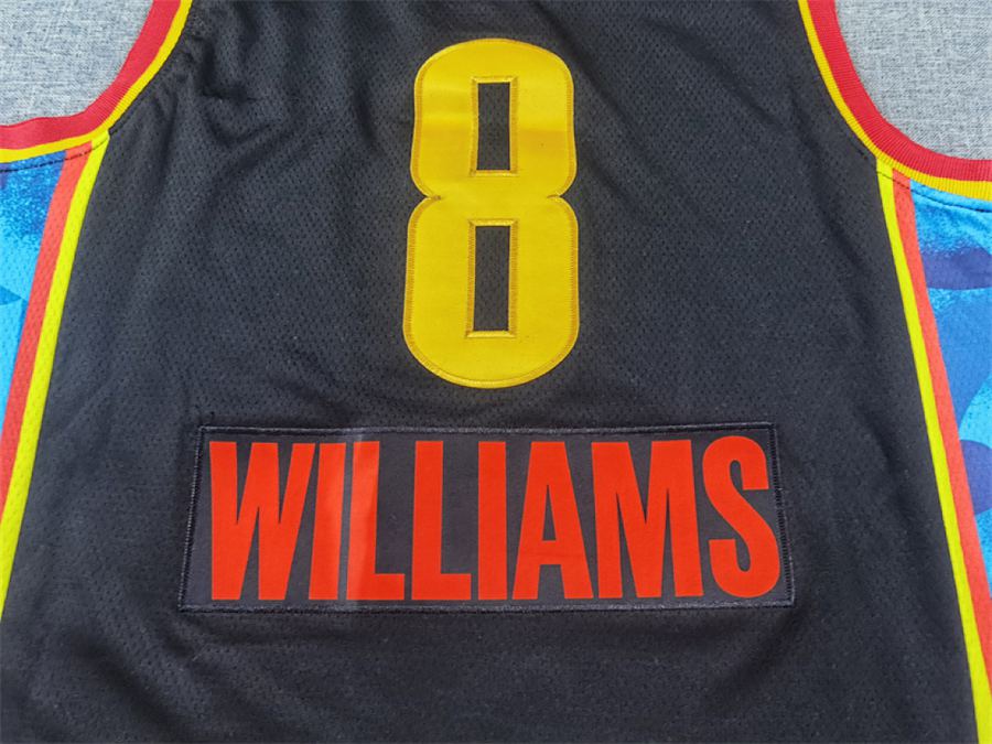 Thunder #8 Black City Edition Jersey