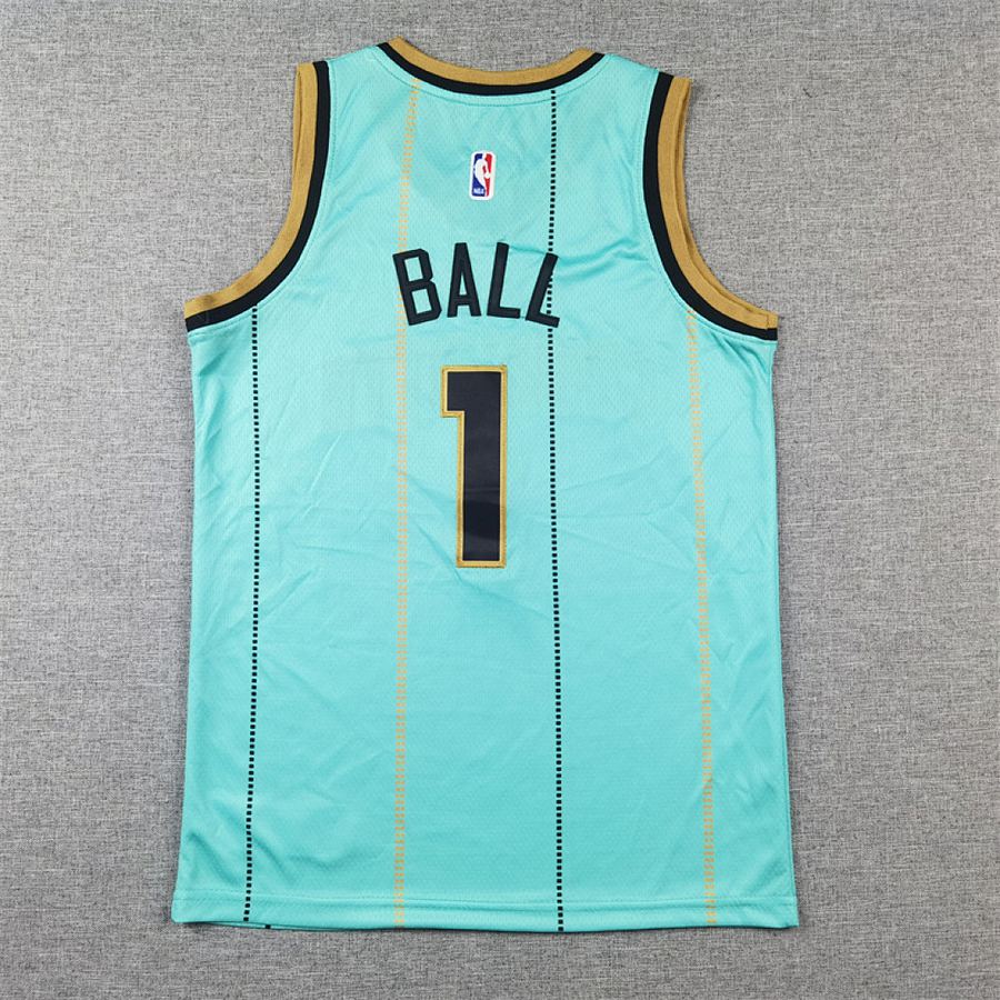 Hornets #1 Green Kids Jersey