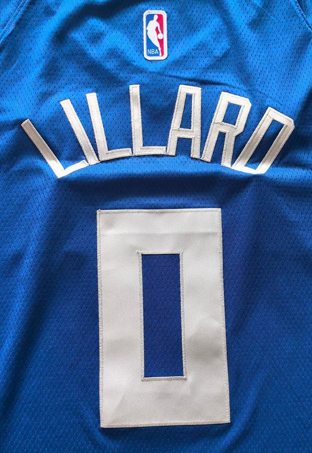 Bucks Damian Lillard Blue City Edition Jersey