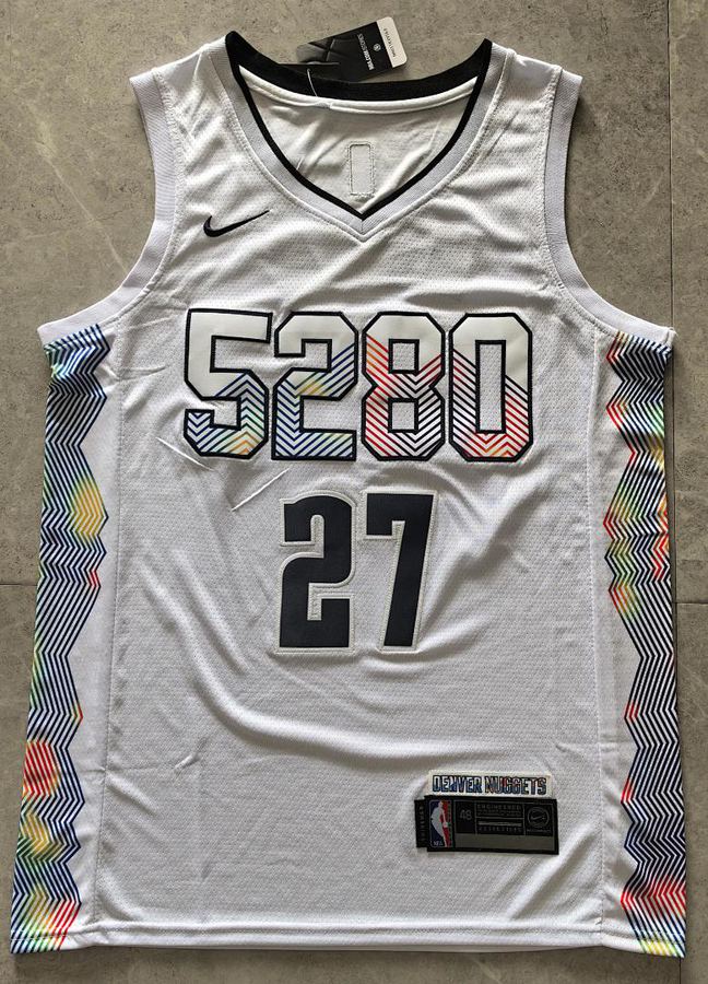 Nuggets Jamal Murray White City Edition Jersey