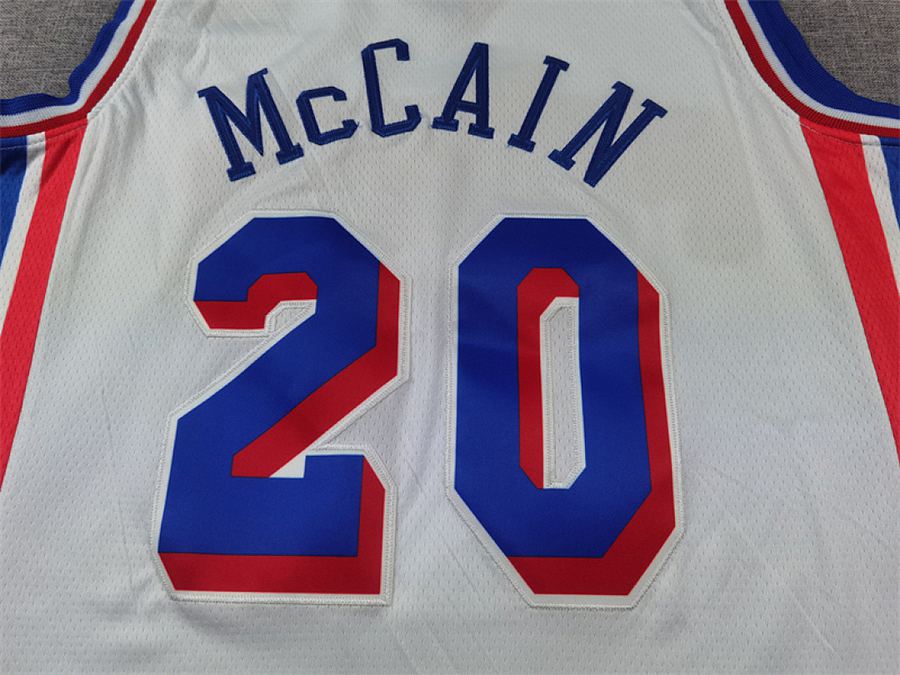 76ers #20 White Jersey