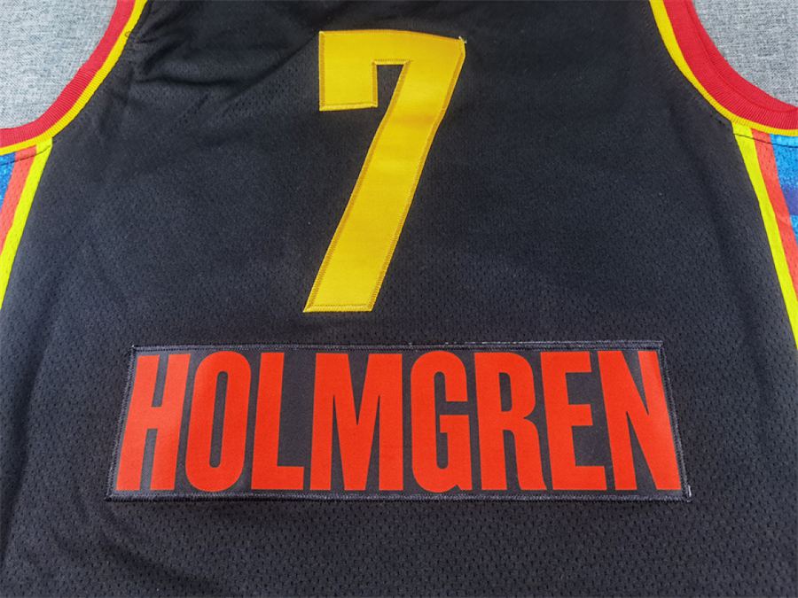 Thunder #7 Black City Edition Jersey