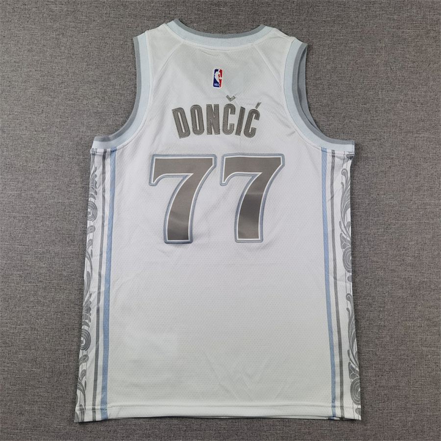 Mavericks #77 White City Edition Kids Jersey