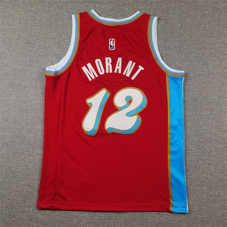 Grizzlies #12 Red City Edition Kids Jersey