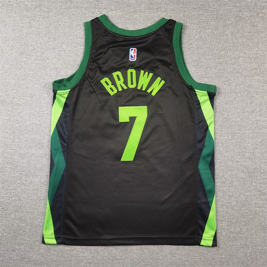 Celtics #7 Black City Edition Kids Jersey