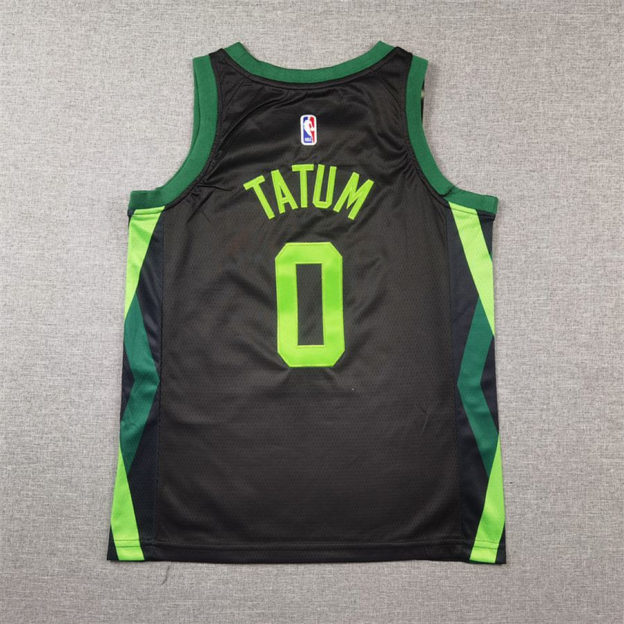 Celtics #0 Black City Edition Kids Jersey