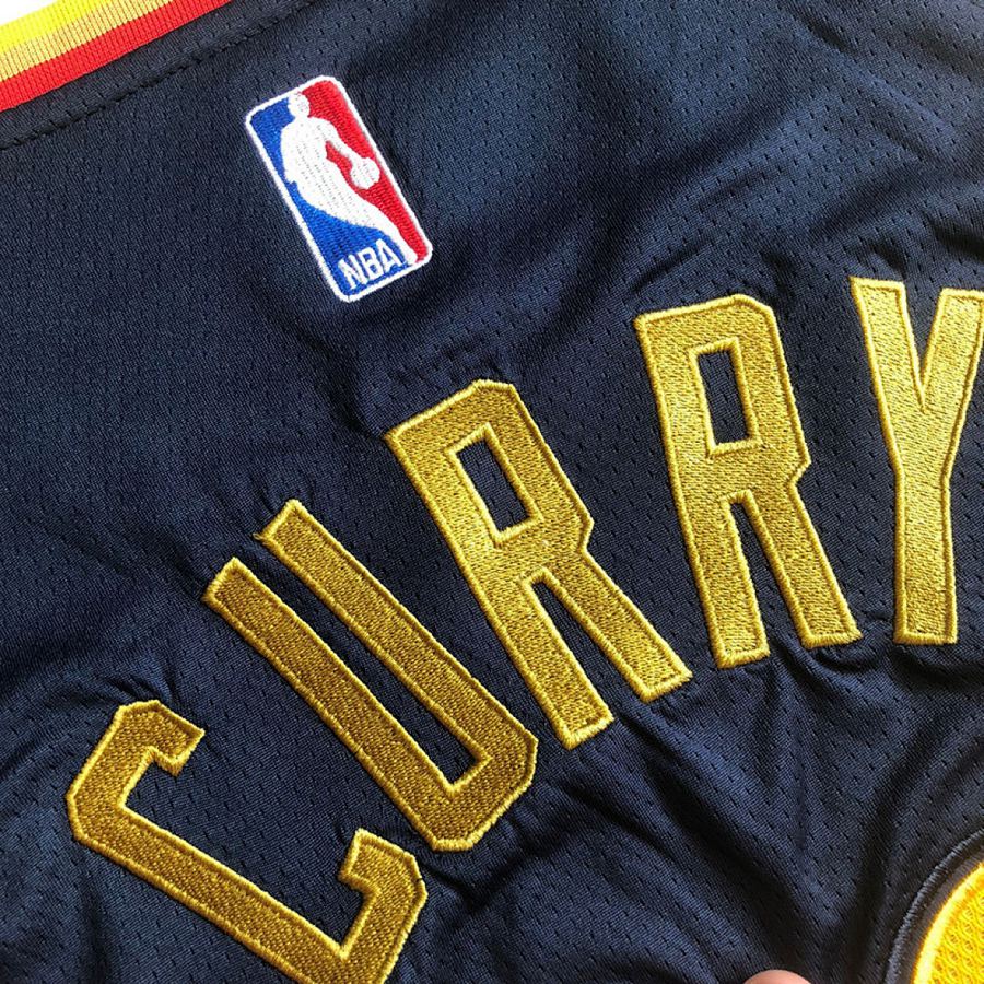 Warriors Stephen Curry Navy Blue City Edition Jersey XS-XXL