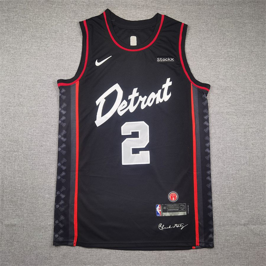 Pistons #2 Black City Edition Jersey