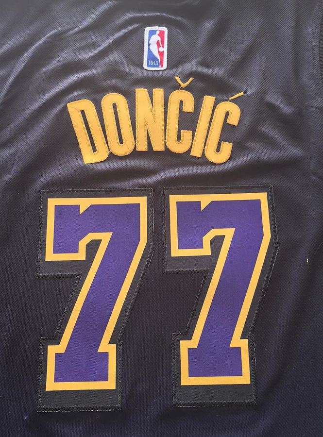 Lakers Luka Doncic Purple City Edition Jersey
