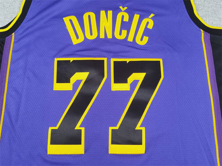 Lakers #77 Purple Statement Jersey