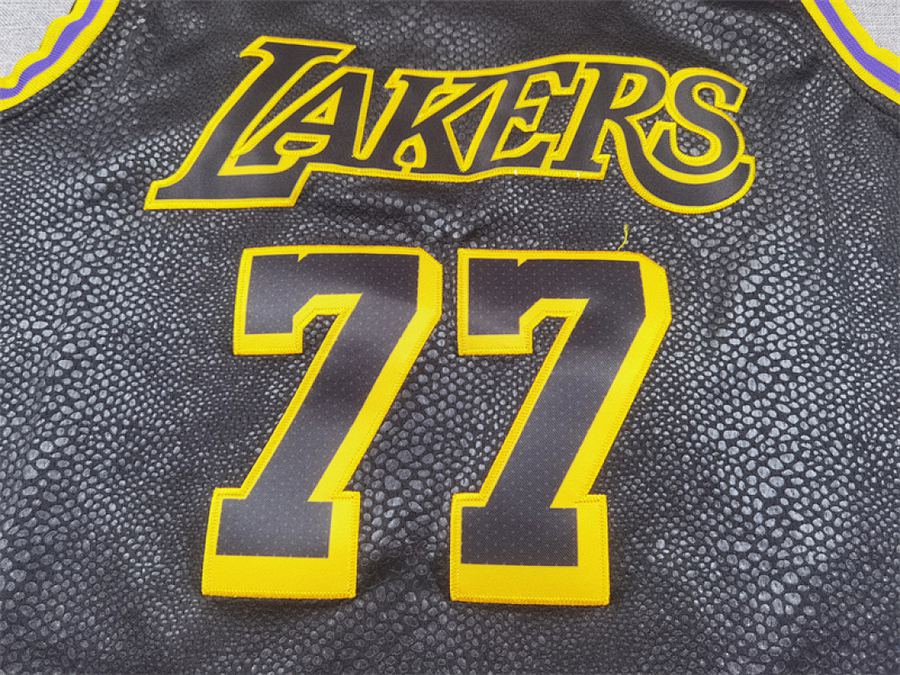 Lakers #77 Black Jersey