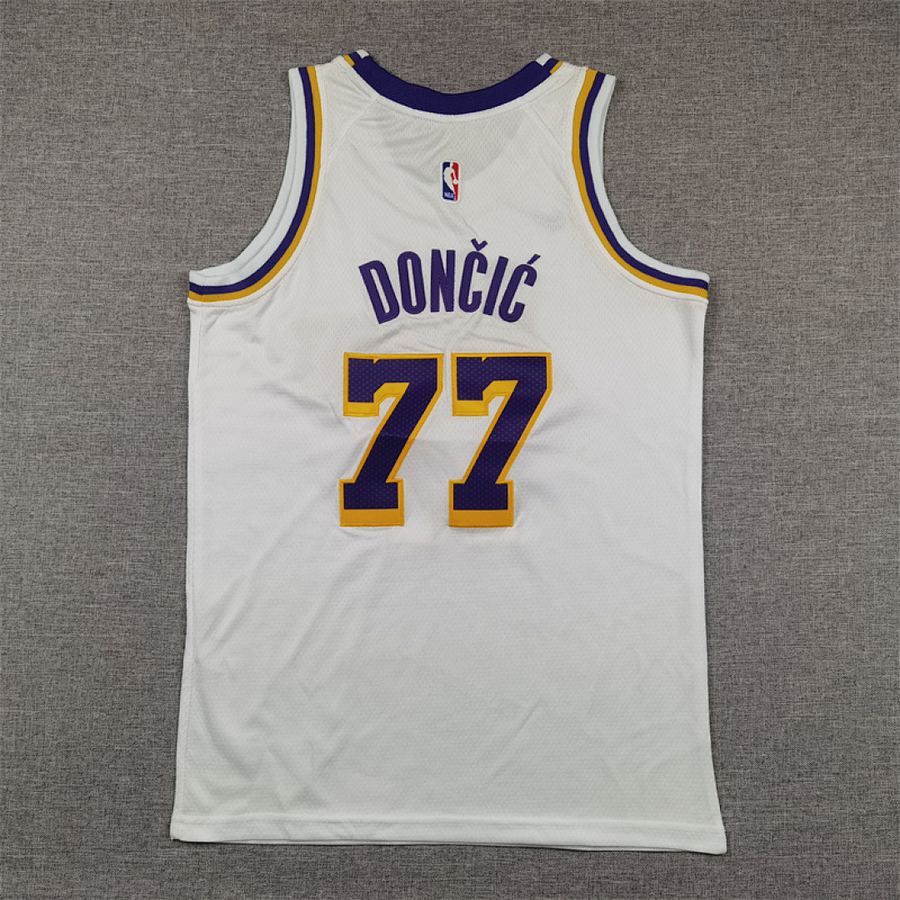 Lakers #77 White Kids Jersey