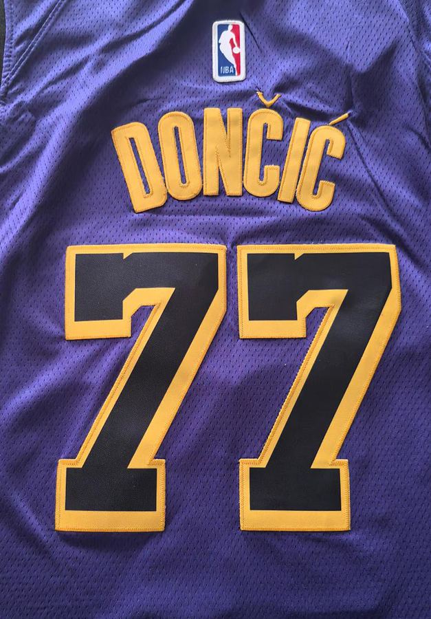 Lakers Luka Doncic Purple Statement Jersey