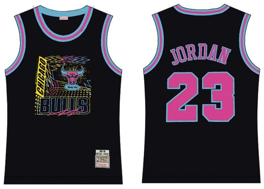 Bulls #23 Black Jersey