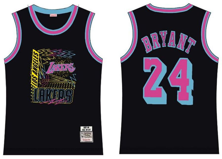 Lakers #24 Black Jersey