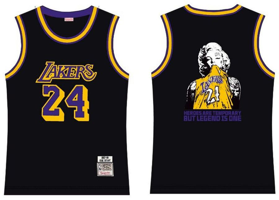 Lakers #24 Black Jersey