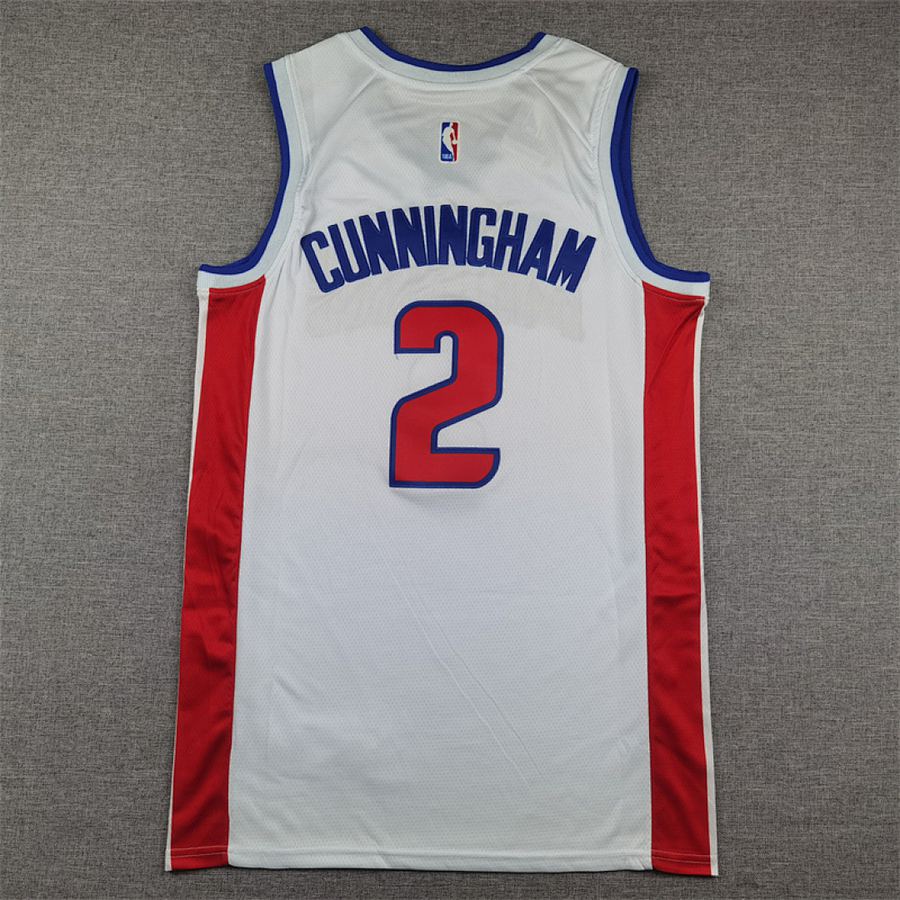 Pistons #2 White Jersey