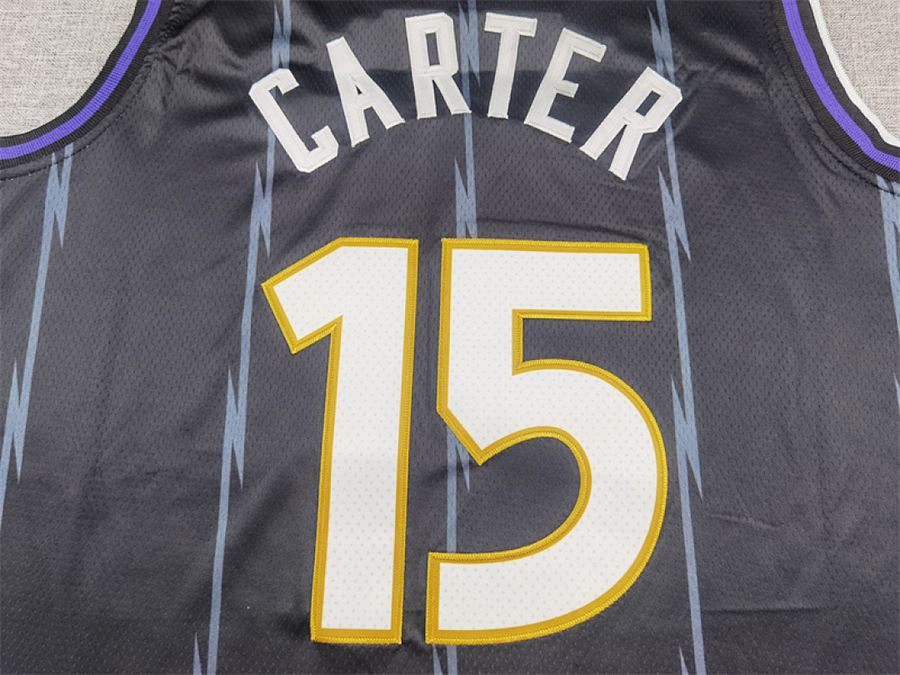 Raptors #15 Black City Edition Jersey