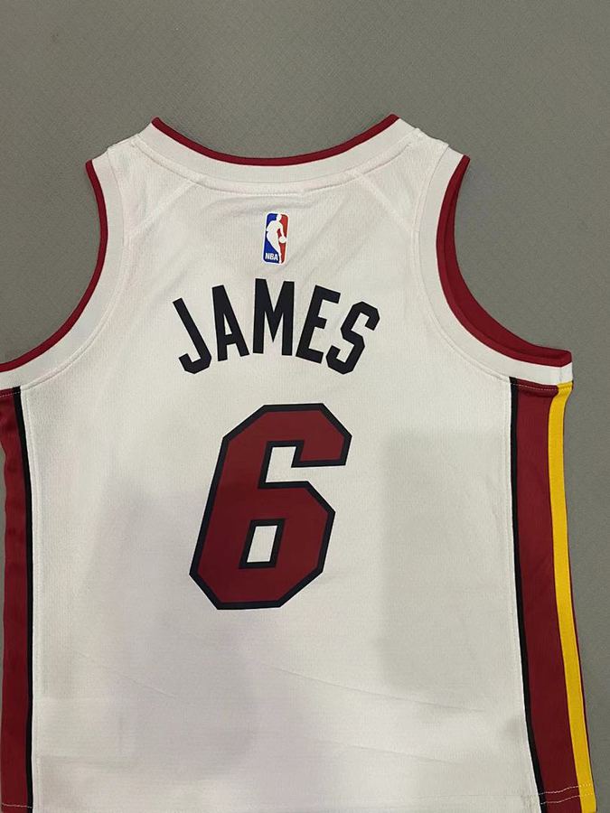 Heat White Kids Jersey