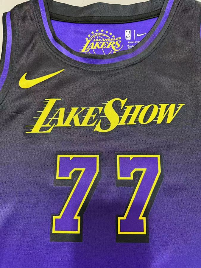 Lakers Purple City Edition Kids Jersey