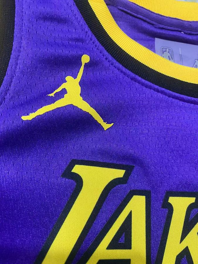 Lakers Purple Statement Kids Jersey