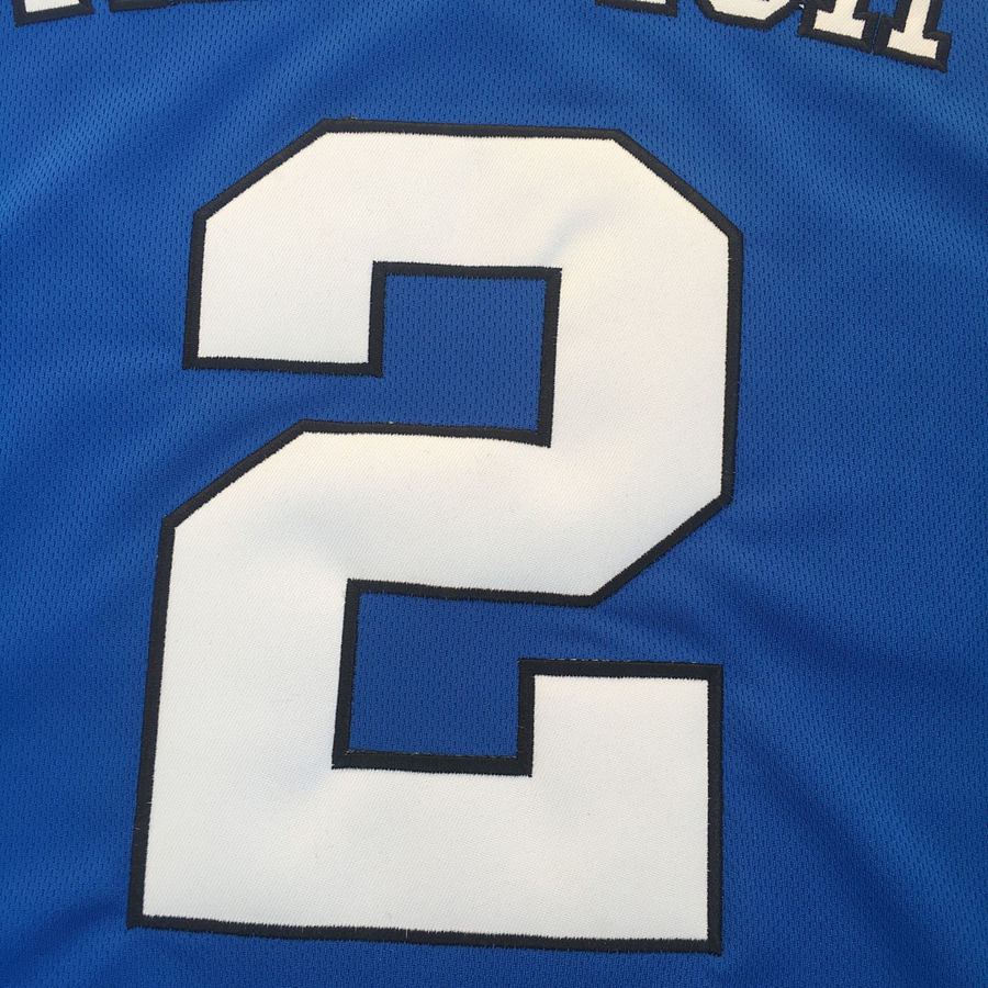 Duke Blue Devils #2 Blue Embroidered Jersey