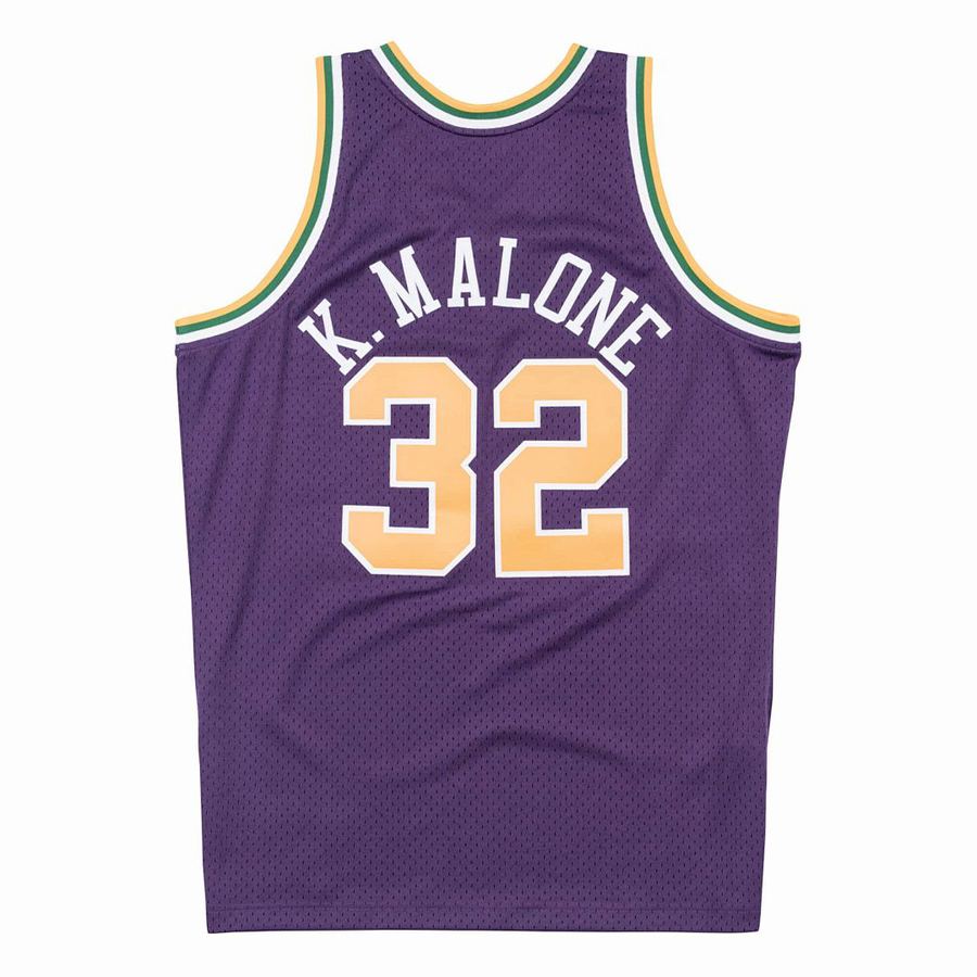 Jazz #32 Donovan Mitchell Purple Retro Jersey
