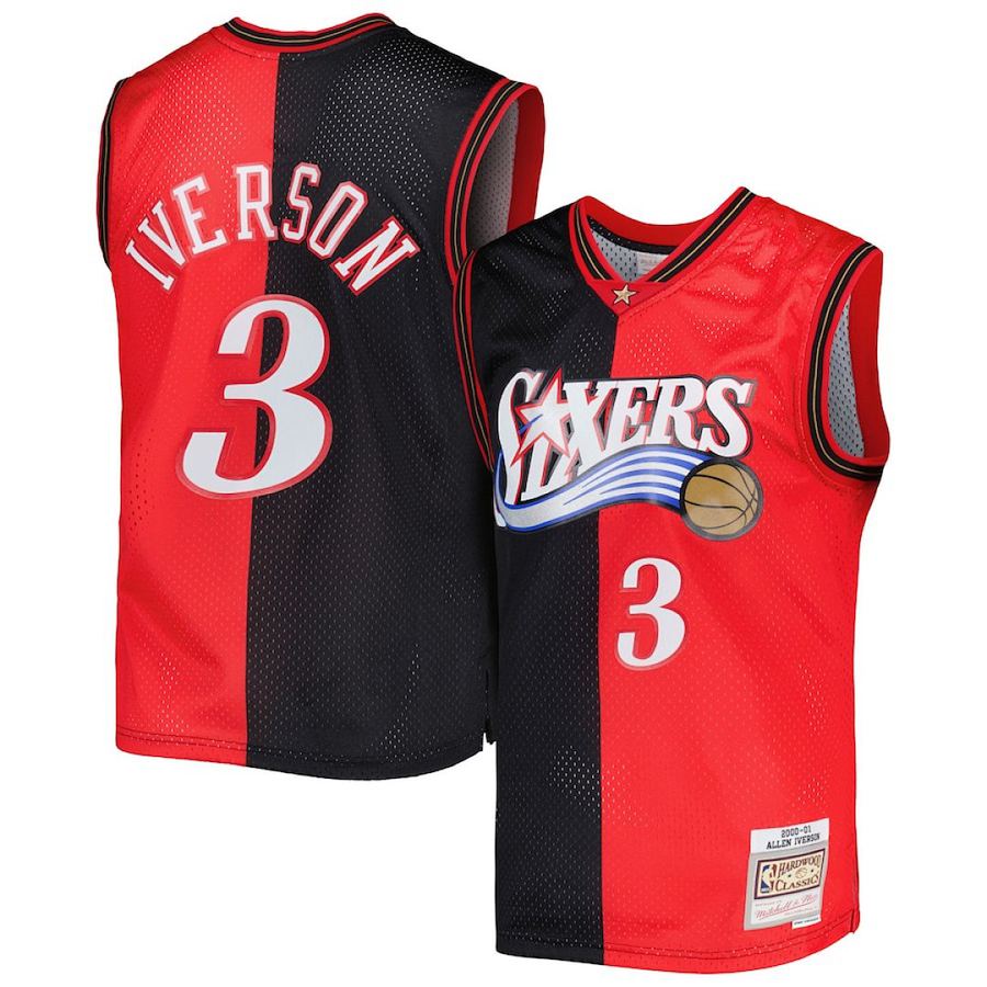 76ers #3 Allen Iverson Retro Jersey