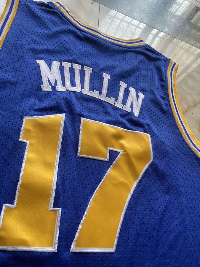 Warriors #17 Blue Retro Jersey