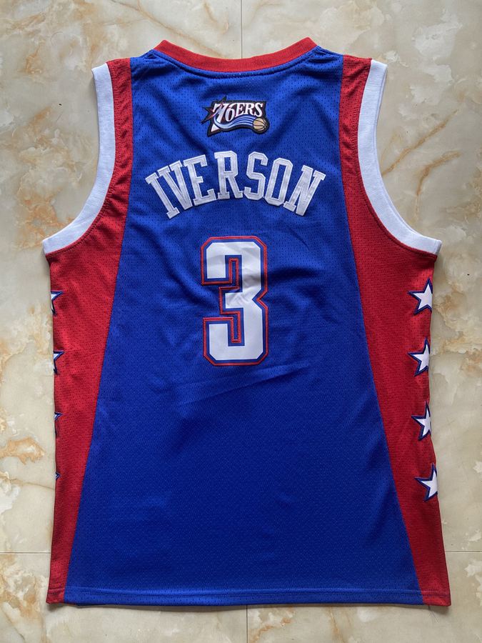 All-Star #3 Allen Iverson Blue All-Star Jersey